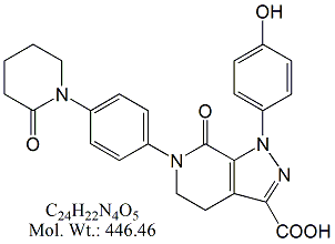 Apixaban Carboxylic Acid O-Desmethyl Impurity